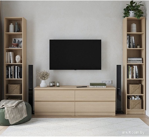 Комод Mio Tesoro Варма 4D (дуб беленый)