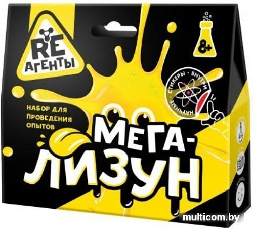Набор для создания слайма Re-Агенты Мега-Лизун EX006T (желтый)