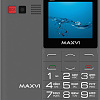 Кнопочный телефон Maxvi B231 (серый)