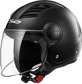 Мотошлем LS2 OF562 Airflow Solid (M, black)