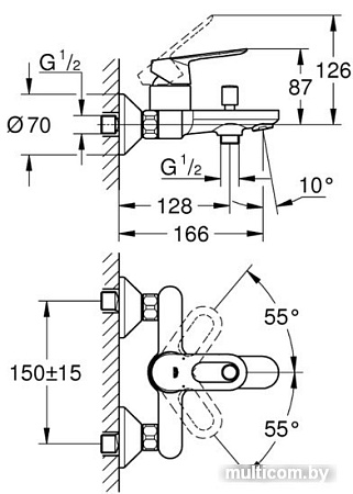 Смеситель Grohe BauLoop 23603000