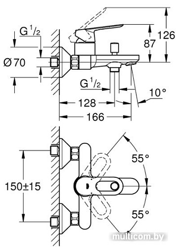 Смеситель Grohe BauLoop 23603000