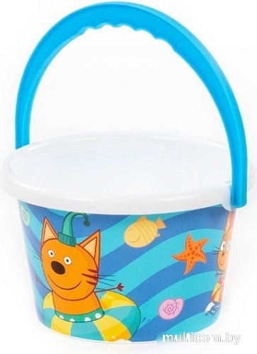 Ведерко для игры в песочнице Полесье Три Кота 81377