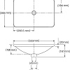 Умывальник Maxonor Pure Life Pasion PL-SK409C3-18 (4836) накладной (белый глянец)