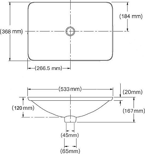 Умывальник Maxonor Pure Life Pasion PL-SK409C3-18 (4836) накладной (белый глянец)