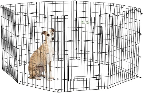 Манеж Midwest Life Stages для собак с дверью-MAXLock 536DR (61x91см, черный)