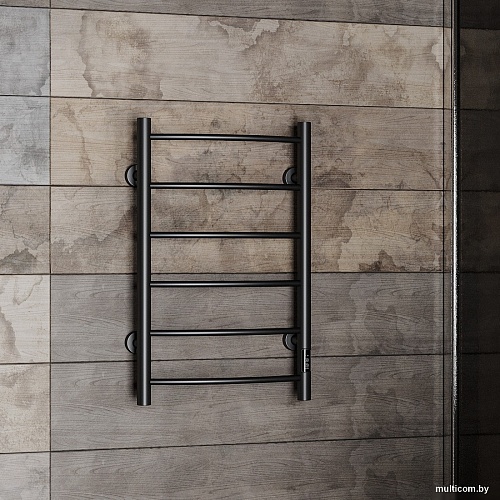 Полотенцесушитель Roxen Santi BK-109AW-6T 11030-4365B (черный)