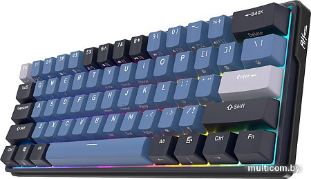 Клавиатура Royal Kludge RK61 Plus RGB (черный, RK Brown)