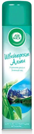 Освежитель воздуха Air Wick Швейцарские Альпы Утренняя роса и Зеленый лес 290 мл
