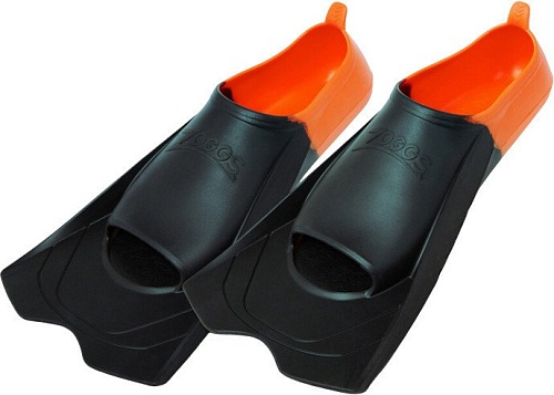 Ласты Zoggs Short Blade Eco Fins 465220 (р. 43/44, черный/оранжевый)