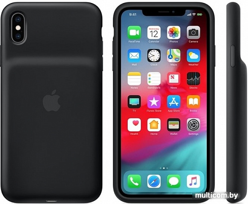 Чехол Apple Smart Battery Case для iPhone XS Max (черный)
