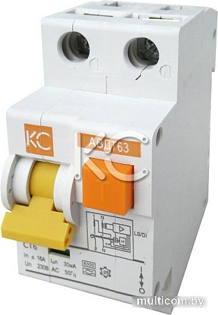 КС АВДТ-63ДА-8 2р С 10А30мА 72602