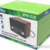Радиоприемник Ritmix RPR-030 (черный/бордовый)
