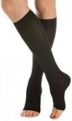 Чулки компрессионные Польза 3001 ниже колена 2 кл.к. (р.5 (XL), рост2, черный)