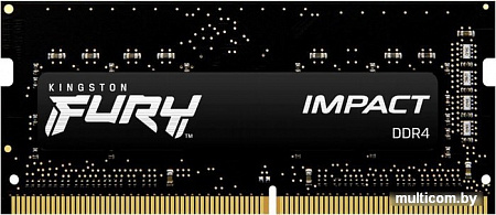 Оперативная память Kingston FURY Impact 8GB DDR4 SODIMM PC4-25600 KF432S20IB/8