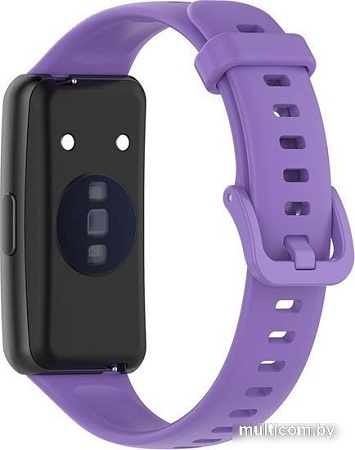Ремешок Rumi силиконовый для Huawei Band 7 (фиолетовый)