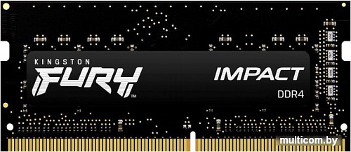 Оперативная память Kingston FURY Impact 8GB DDR4 SODIMM PC4-25600 KF432S20IB/8