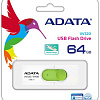 USB Flash A-Data UV320 64GB (белый/зеленый)