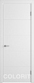 Межкомнатная дверь Юркас Colorit К4 ДГ 90x200 (белая эмаль)