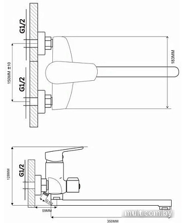 Смеситель Ekko E22313