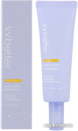 Крем солнцезащитный VVbetter Daily Airfit Sunscreen SPF50+ PA++++ (50 мл)