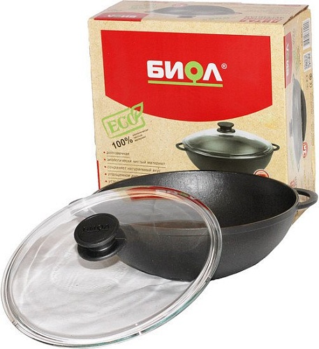 Сковорода ВОК Биол чугунный 26 см
