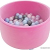Сухой бассейн Romana Easy ДМФ-МК-02.53.03 (розовый, 150 шариков ассорти с розовым)