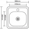 Кухонная мойка Ledeme L93838