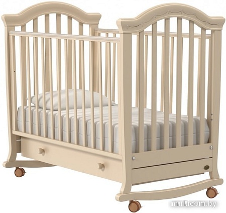 Классическая детская кроватка Nuovita Perla Dondolo (слоновая кость)