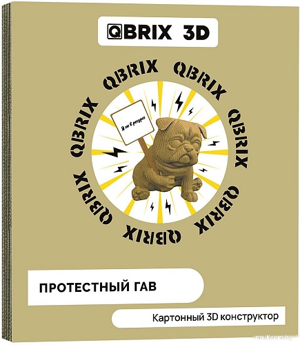 Конструктор QBRIX Протестный Гав 3D 20045