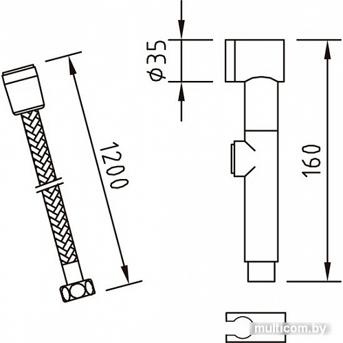 Душевая лейка Clever Sahel 97809