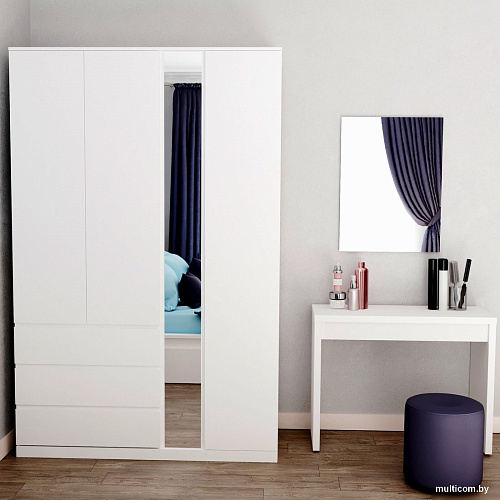 Шкаф распашной Mebelain Варма Stor 144 (белый)