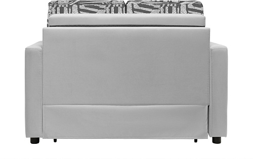 Диван Krones Афродита 195x140 (велюр светло-серый/рисунок темно-серый)