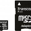 Карта памяти Transcend microSDHC (Class 10) UHS-I 16GB + SD адаптер (TS16GUSDHC10U1)