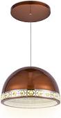 Подвесная люстра Ambrella Acrylica Ice FA9497 CF/CH (кофе/хром)
