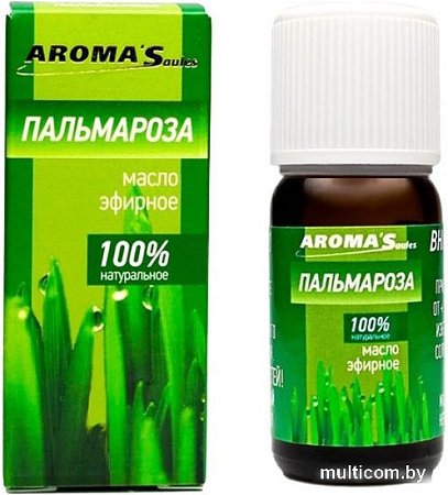 Aroma Saules Эфирное масло Пальмароза 10 мл