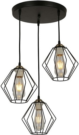 Подвесная люстра Imex MD.3099-3-P BK+AB