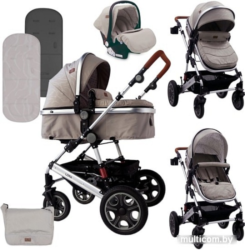 Универсальная коляска Lorelli Lora 2020 (3 в 1, string)