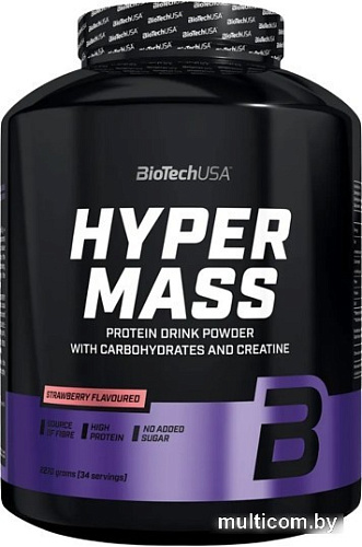 Протеин BioTech USA Hyper Mass (клубника, 2.27 кг)