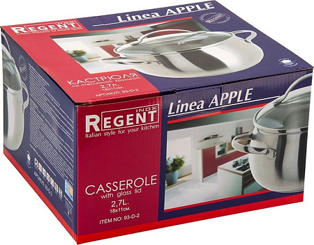 Кастрюля Regent Apple 93-D-2