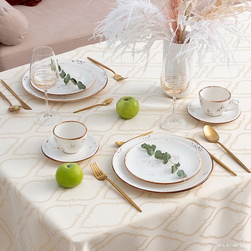 Скатерть Этель Ажур 7097376 (бежевый)