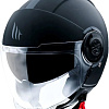 Мотошлем MT Helmets Viale SV Solid A1 (S, матовый черный)