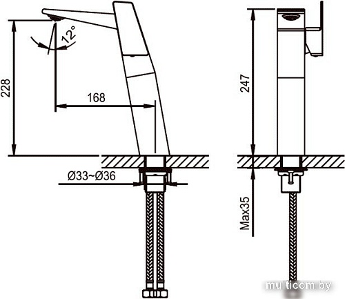 Смеситель Ahti Helsinki HE202001