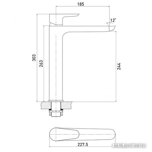 Смеситель Gross Aqua Space 65155288С