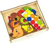 Мозаика/пазл WoodLand Toys Ежик и сова 067305