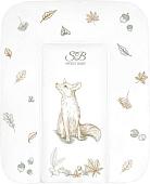 Пеленальный матрас Sweet Baby Foresta Magica Crema Arancio 58x71 (лиса бежевый/оранжевый)