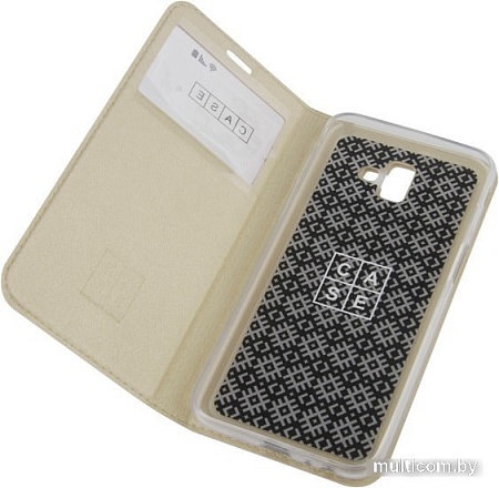 Чехол Case Hide Series для Samsung Galaxy J6+ (золотистый)
