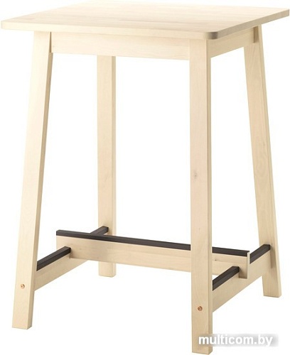 Барный стол Ikea Норрокер (белый/береза) [003.597.77]