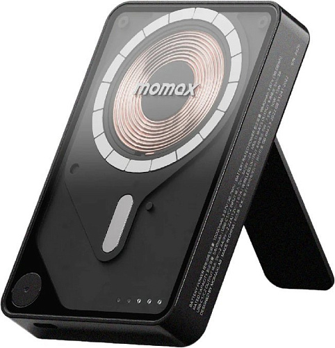 Внешний аккумулятор Momax 1-Power X Pro+ Magnetic Built-In USB-C IP132 10000mAh (черный)