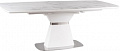 Кухонный стол Signal Saturn II 160/210x90 (белый)